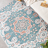 Outdoor Teppich Boho - Vedra Medaillon Blau - thumbnail 2