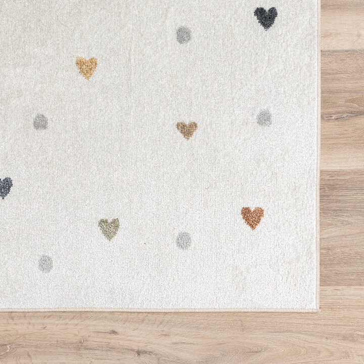 Waschbarer Kinderteppich - Ravi Rainbow Bunt