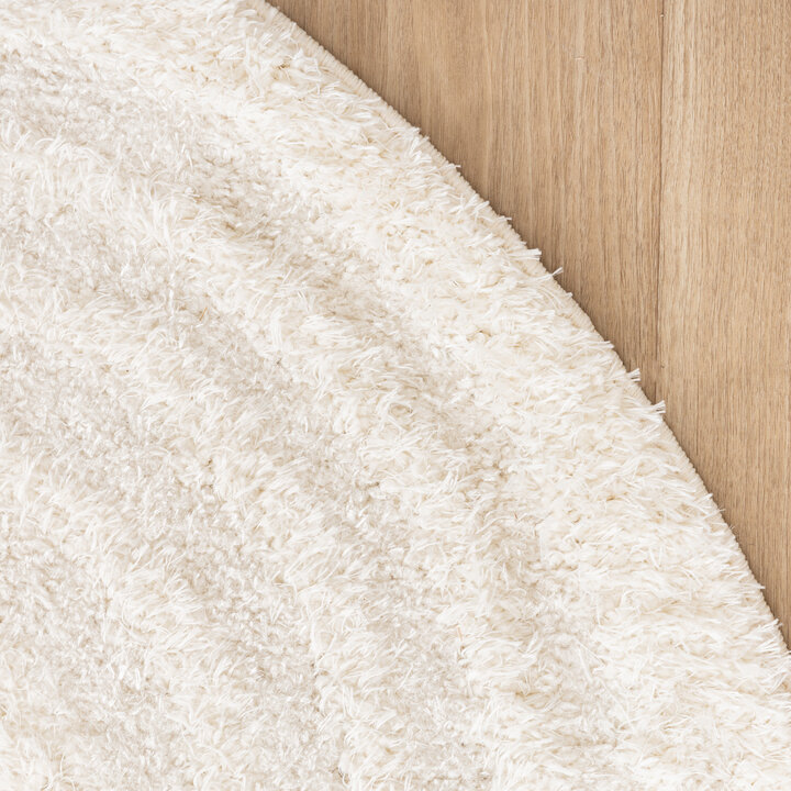 Teppich Skandinavisch Rund - Lova Arches Creme