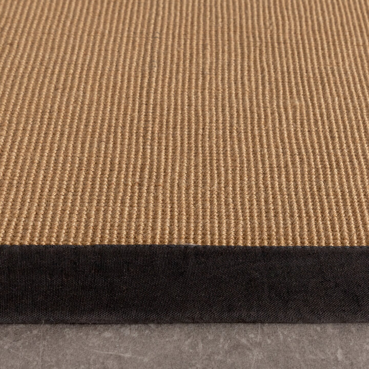 Sisalteppich - Tulum Schwarz