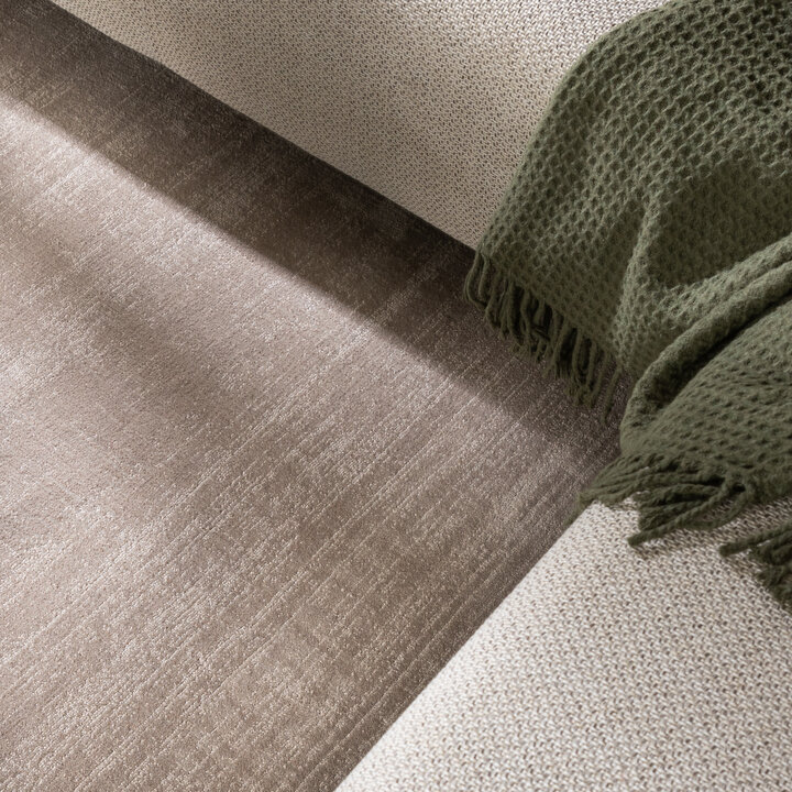 Viskose Teppich - Jean Taupe