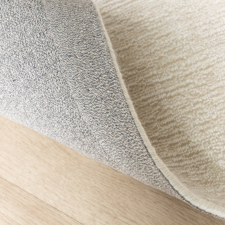 Viskose Teppich - Jean Creme Weiß