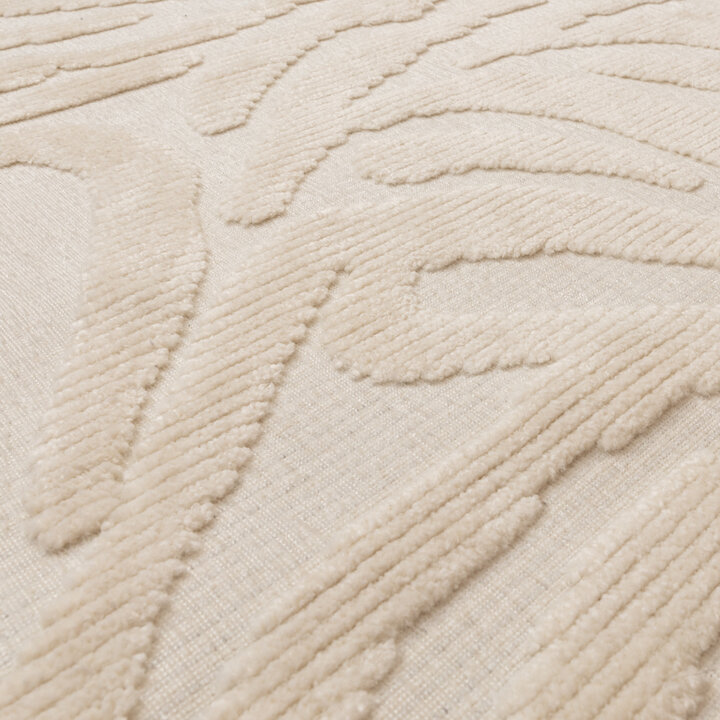 Waschbarer Teppich - Dunya Zebra Weiß