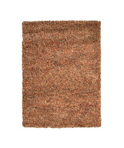 Wollteppich Hochflor - Elin Rot Terracotta