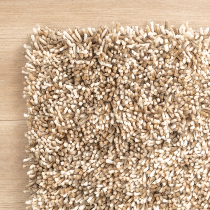 Wollteppich Hochflor - Elin Beige