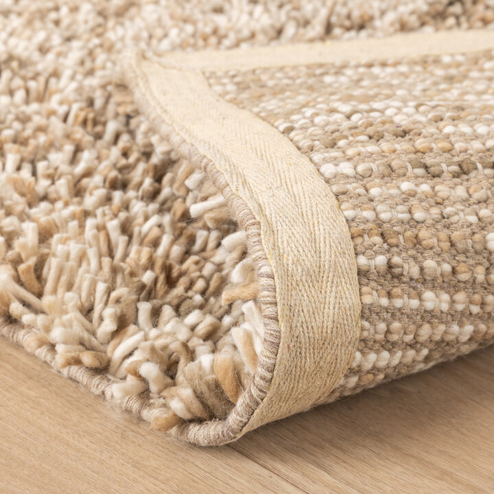 Wollteppich Hochflor - Elin Beige