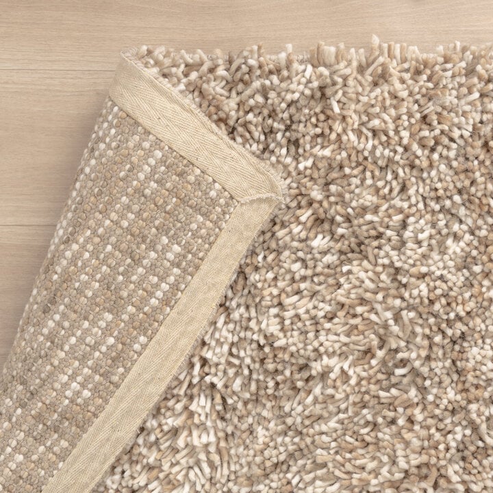 Wollteppich Hochflor - Elin Beige