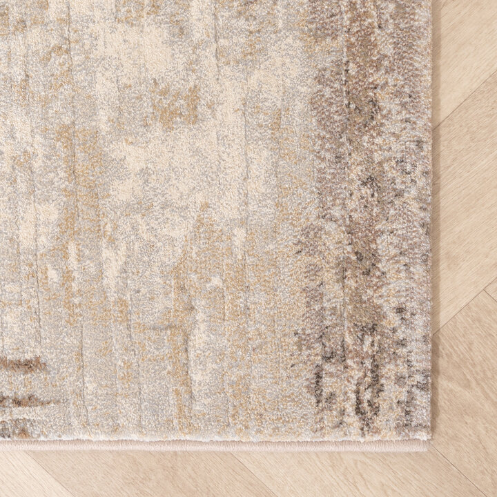 Teppich Abstrakt - Xavier Scratch Taupe Grau
