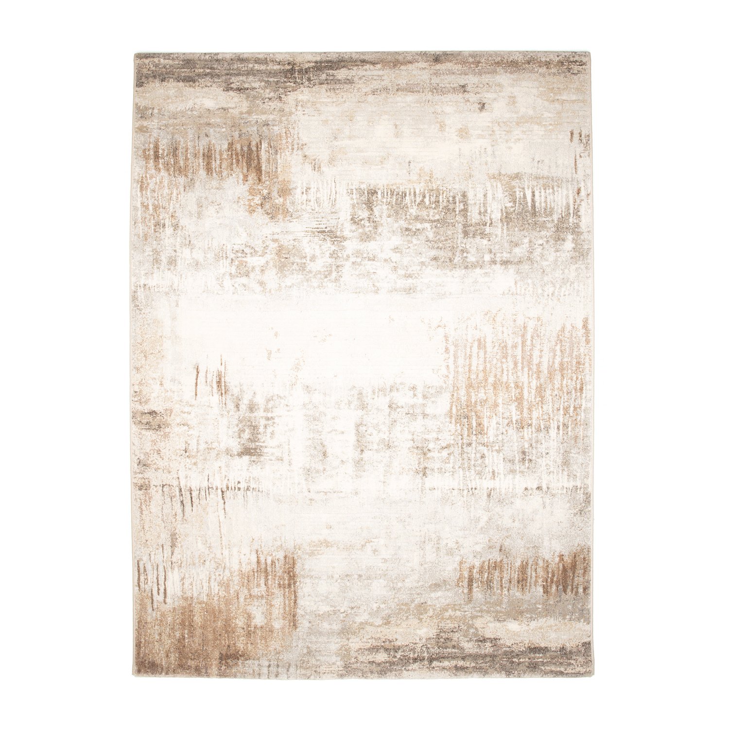 Teppich Abstrakt - Xavier Scratch Taupe Grau - sfeer