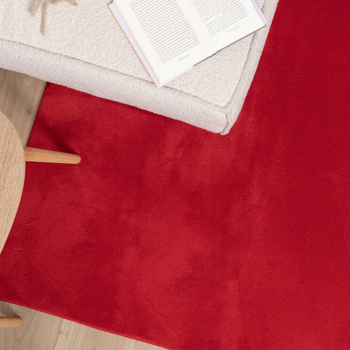 Waschbarer Teppich - Vivid Rot
