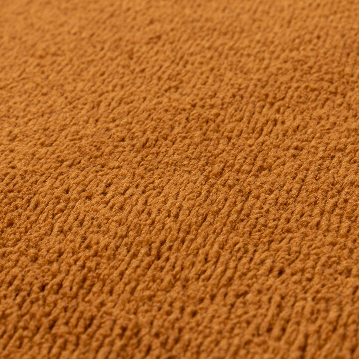 Waschbarer Teppich Rund - Vivid Terrakotta