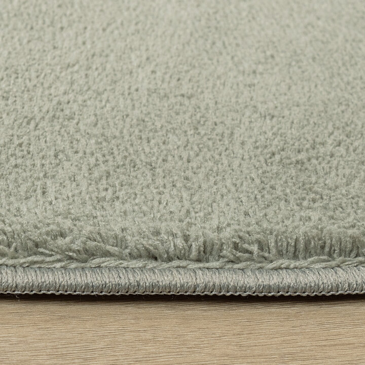 Waschbarer Teppich Rund - Vivid Grün