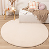 Waschbarer Teppich Rund - Vivid Beige - thumbnail