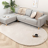 Hochflor Teppich Oval - Comfy Supreme Creme - thumbnail