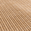 Jute Gartenteppich Rund - Mavi Border Creme Braun - thumbnail 3