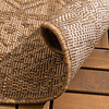 Garten Teppich Jute - Mavi Medaillon Creme Braun - thumbnail 6