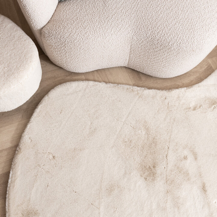 Hochflor Teppich - Comfy Supreme Ripple Creme