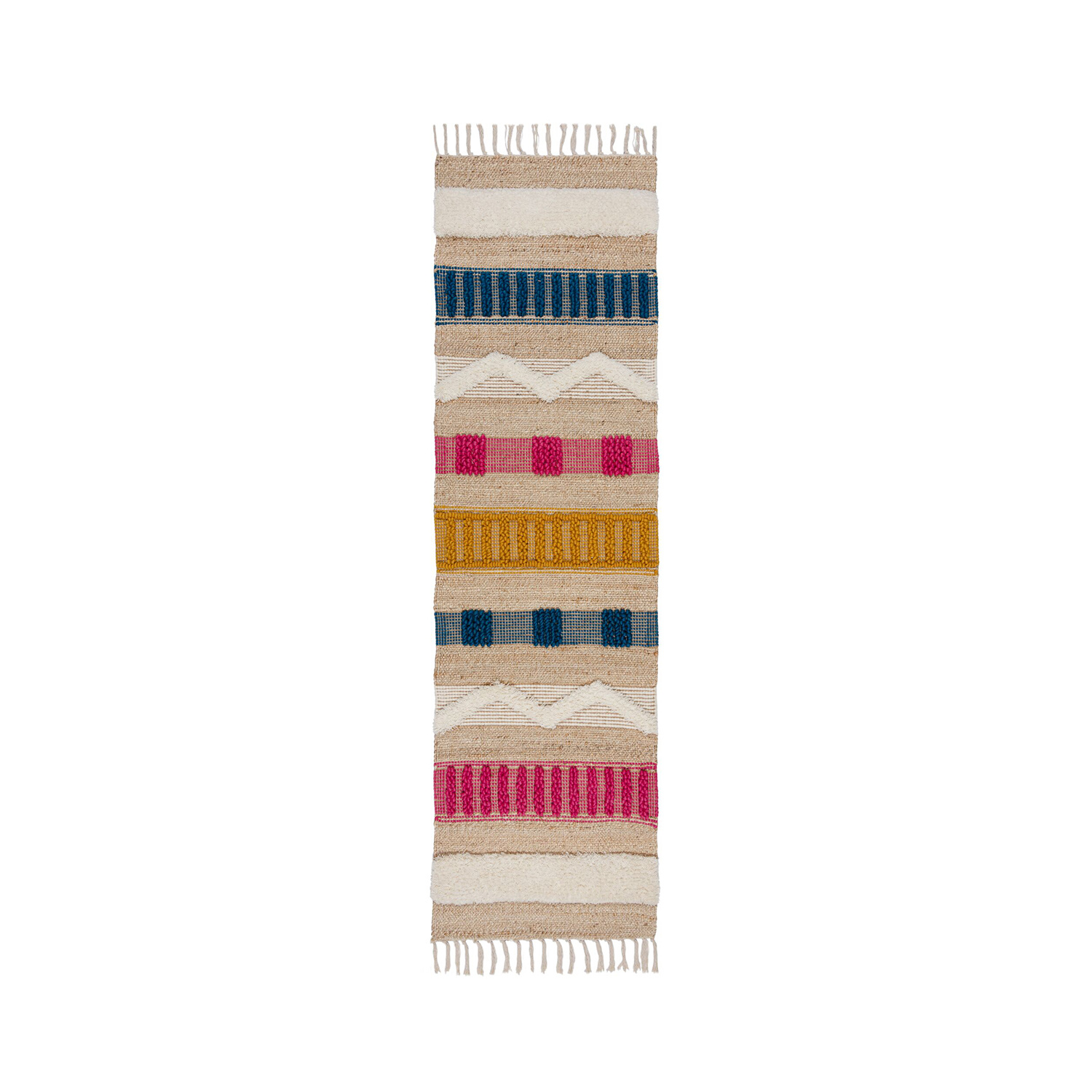 Jute Läufer - Jubio Medina Bunt - sfeer