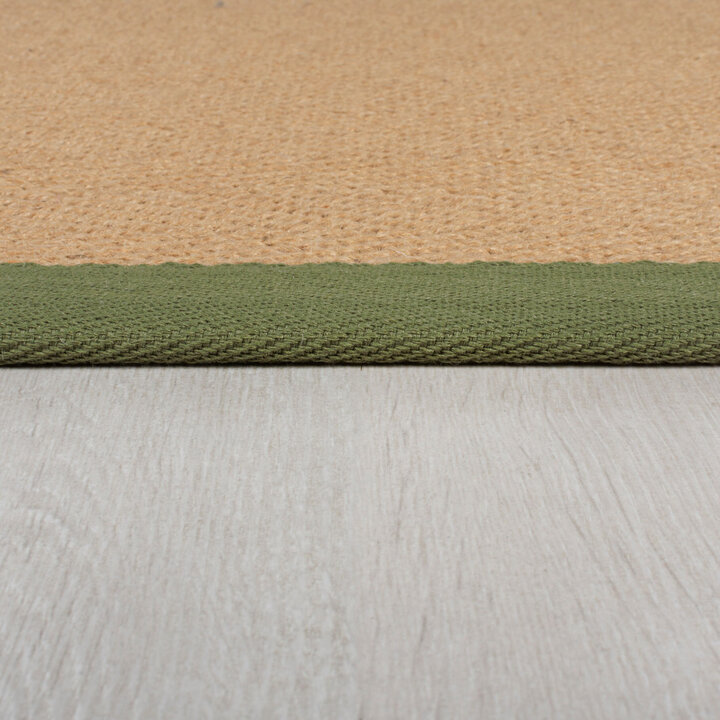Jute Läufer - Herro Natur Grün