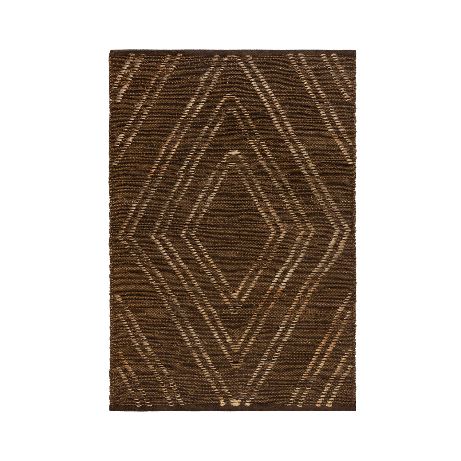 Jute Teppich - Deso Trey Braun - sfeer