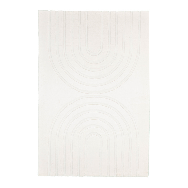 Hochflor Teppich - Carvy Arches Creme - sfeer