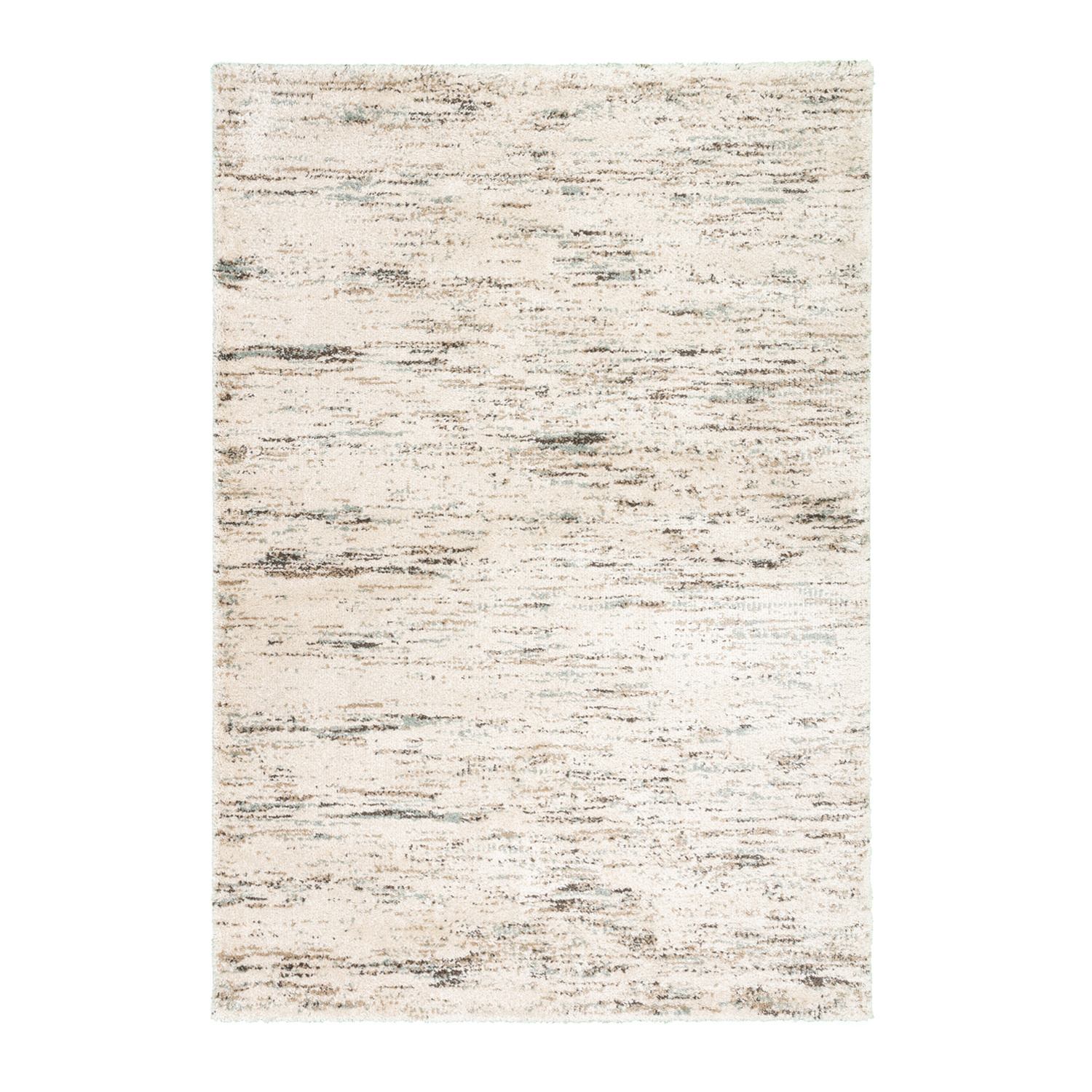 Hochflor Teppich - Blend Creme Blau - sfeer