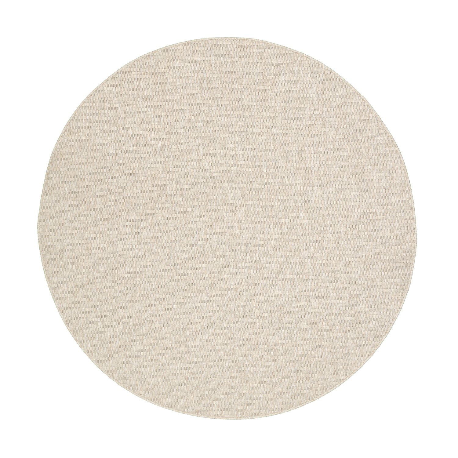 In- & Outdoor Teppich Rund - Costa Beige - sfeer