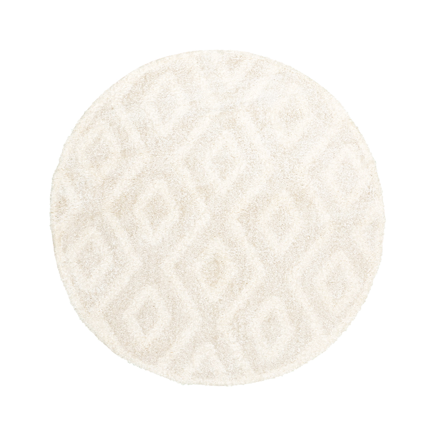 Teppich Skandinavisch Rund - Lova Diamond Creme - sfeer