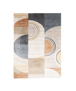 Waschbarer Teppich Abstrakt - Misha Blocks Bunt