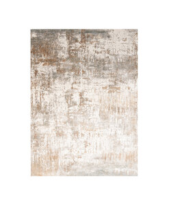 Waschbarer Teppich Abstrakt - Misha Grunge Creme Braun