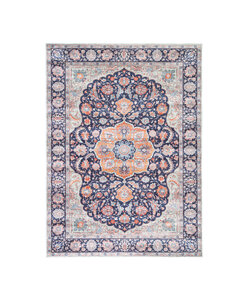 Teppich Vintage - Imagine Medaillon Blau