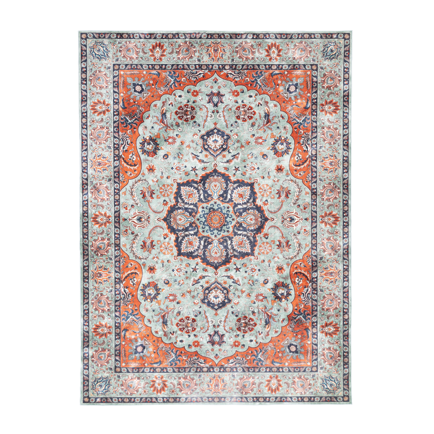 Teppich Vintage - Imagine Medaillon Grün - sfeer