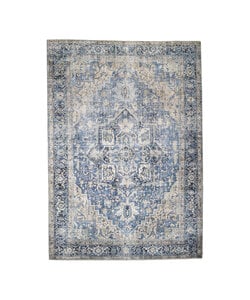 Teppich Vintage - Lugan Taupe Blau