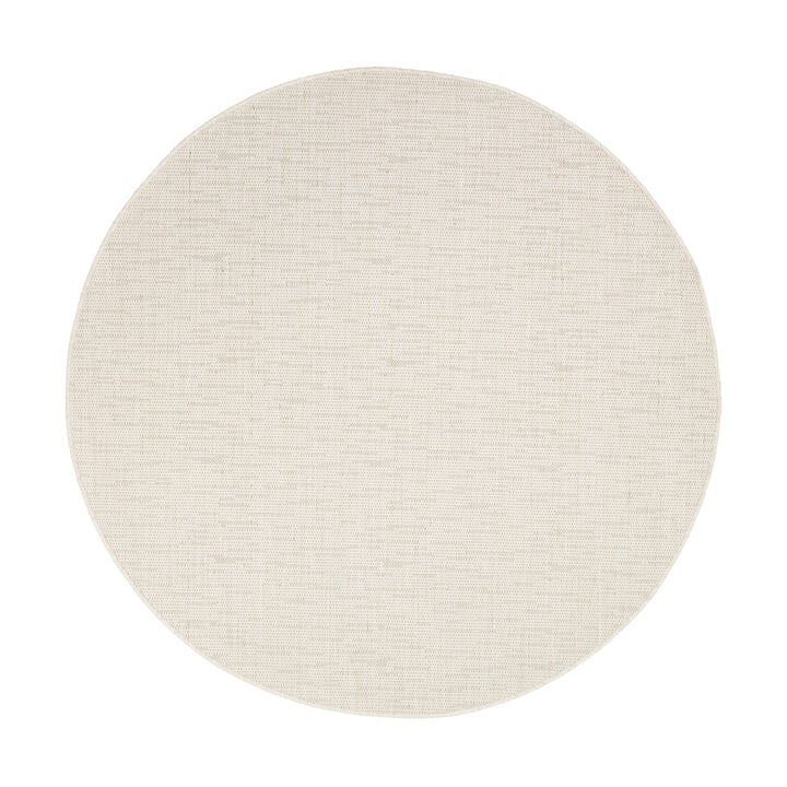 In- & Outdoor Teppich Rund - Malta Melange Creme