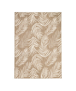 In-& Outdoor Teppich - Malta Leaves Natur