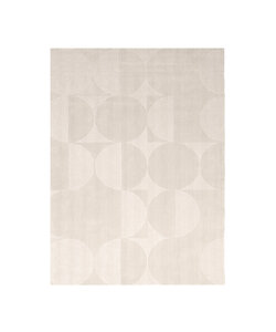 Wollteppich - Giselle Circles Creme