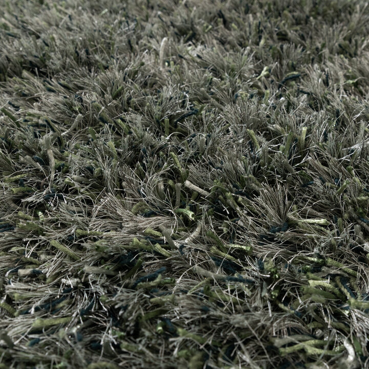 Shaggy Teppich Rund - Grace Grün