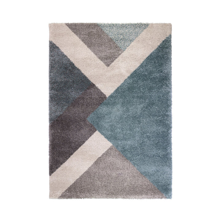 Teppich Abstrakt - Dakaro Zula Blau Grau