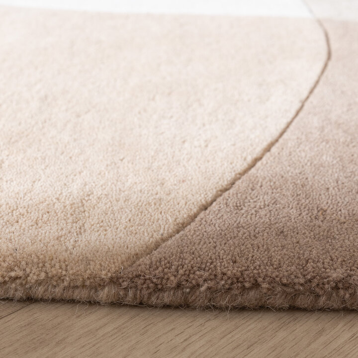 Wollteppich Abstrakt - Clarice Creme Beige