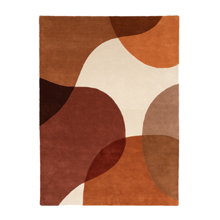 Wollteppich Abstrakt - Clarice Terrakotta