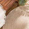 In- & Outdoor Jute Teppich Rund - Bali Braun - thumbnail 2