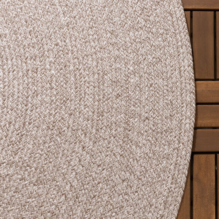 In- & Outdoor Jute Teppich Rund - Bali Beige