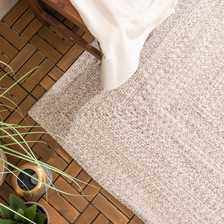 In- & Outdoor Jute Teppich - Bali Beige