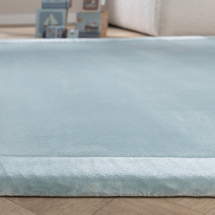 Waschbare Spielmatte Baby - Jip Blau