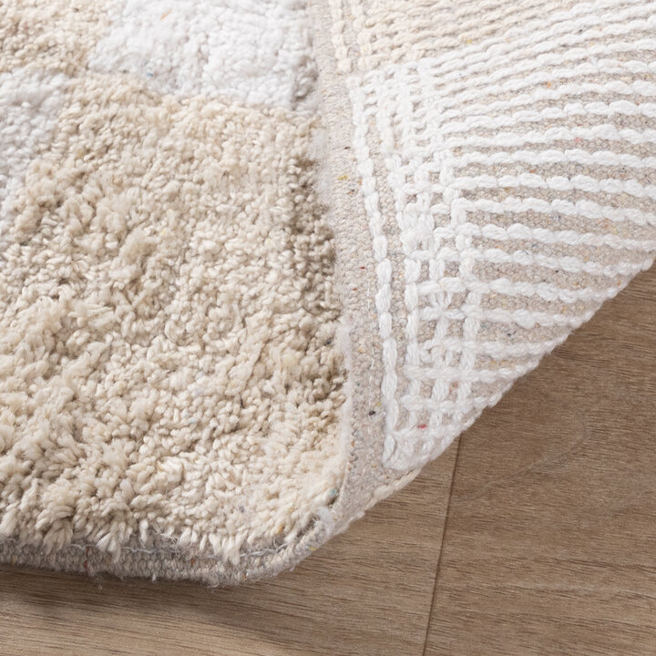 FRAAI Gambit Teppich Lila/Weiß - Retro Schachbrett Design Für Wohnzimmer