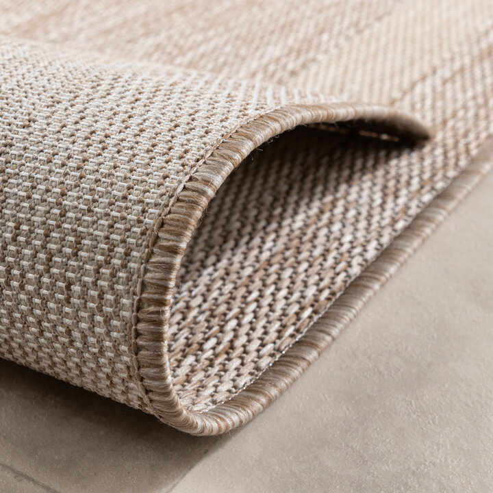 Balkonteppich - Sierra Border Beige Creme