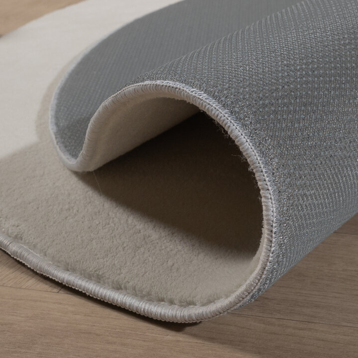 Waschbarer Spielteppich Rund - Sammy Giraffe Gelb