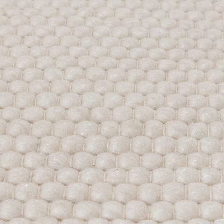 Wollteppich Läufer - Feline Weiß