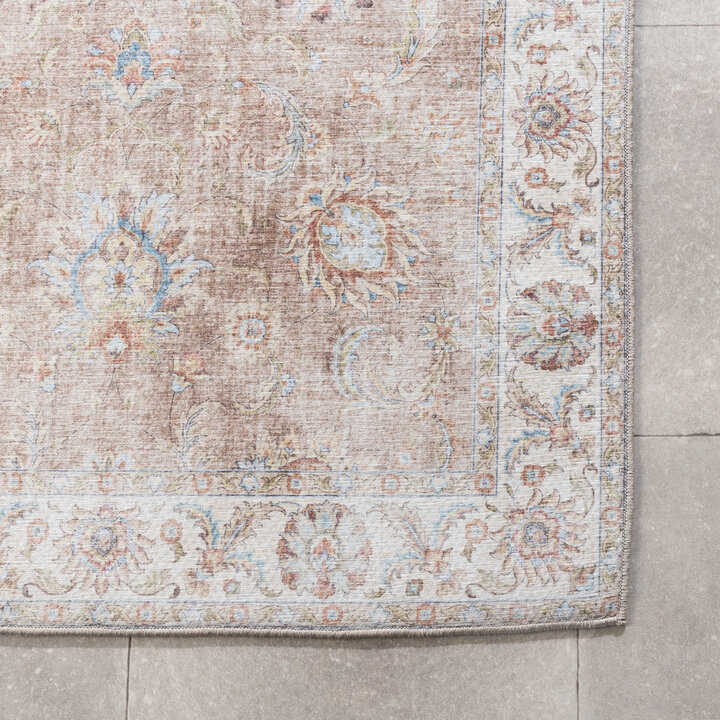 Waschbarer Läufer - Domingo Oriental Beige