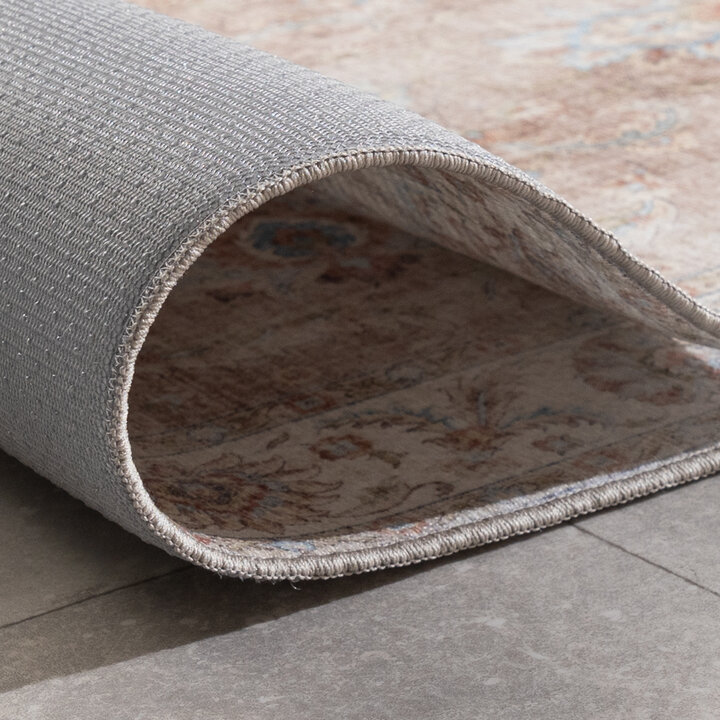 Waschbarer Läufer - Domingo Oriental Beige